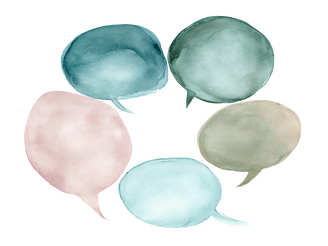Échange entre plusieurs personnes lors d’une rencontre dialogique